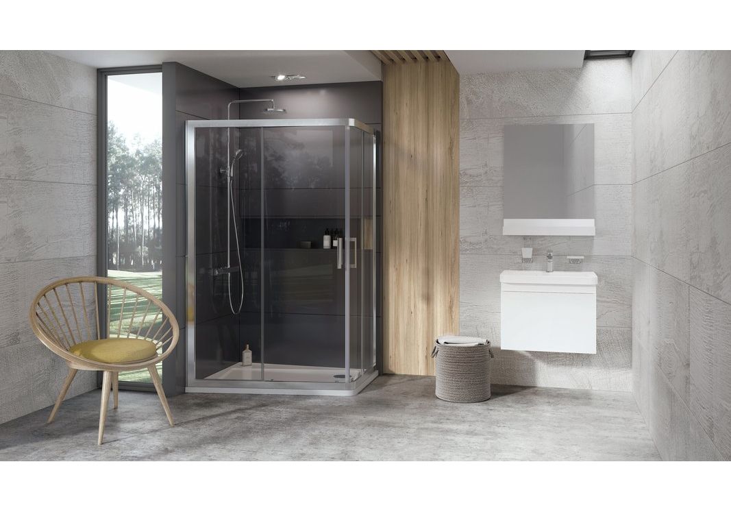 Приобрести ограждение душевое ravak 10° 10ap4 120х90 см 0zvg70u00z1 сатин/прозрачное