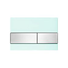 TECE Кнопка смыва Square для инсталляции, зеленая\сатин, глянцевая 9240804