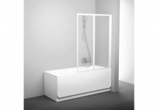 Ravak Шторка для ванны Supernova VS2 105 см 796M0U00Z1 сатин/прозрачное