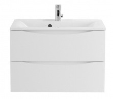 Тумба подвесная с раковиной BelBagno MARINO-750-2C-SO-BO-P 75 см, Bianco Opaco