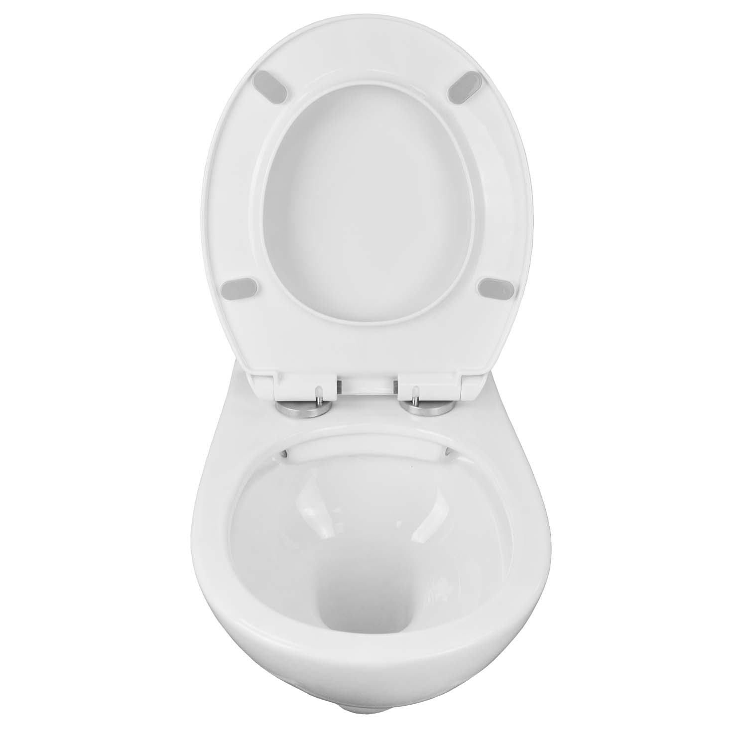 Приобрести loranto унитаз подвесной fredo 35,5х55 см, безободковый (cs-wh8005)