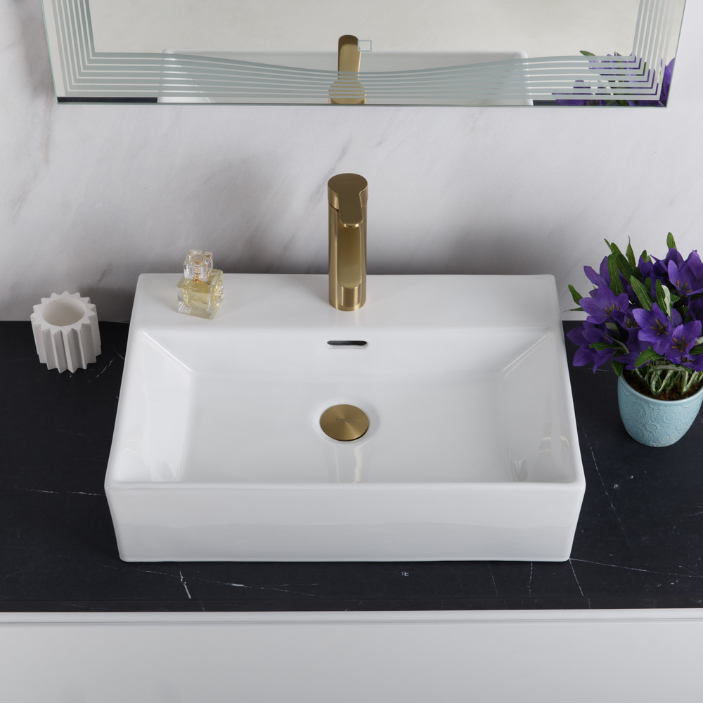 Приобрести belbagno накладная раковина 35х50 см, белая bb1340