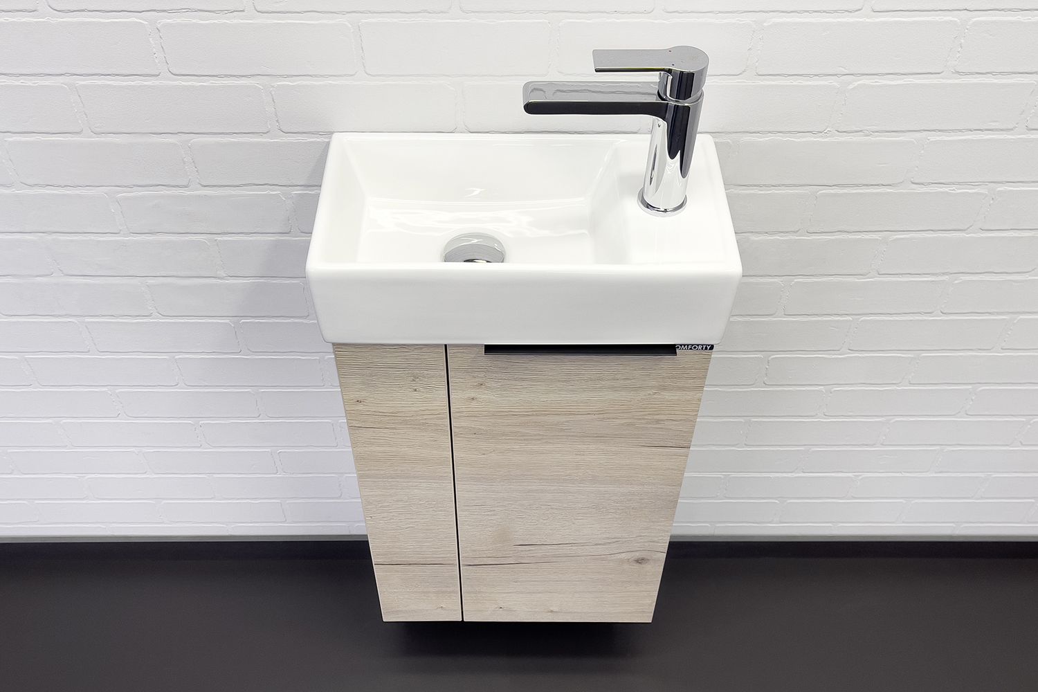 Приобрести сomforty тумба с раковиной "асти-40" дуб дымчатый