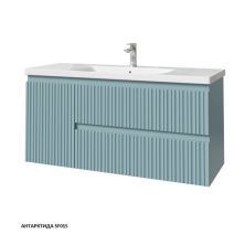 Caprigo Тумба с раковиной FORTE-Smalty TYPE 120 см, левая, голубая