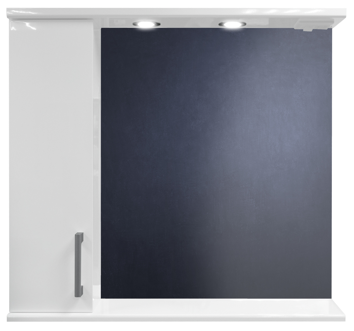 Приобрести loranto модерн зеркало-шкаф 80 левостороннее (cs00046147)