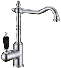 Boheme Смеситель для кухни Tradizionale, хром\черный 103-BLC