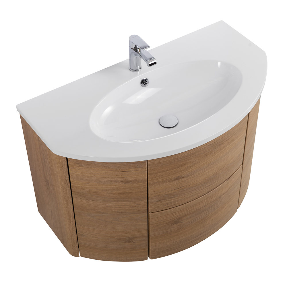 Приобрести cezares тумба подвесная с раковиной eden 91 см rovere tabacco, дерево 55073