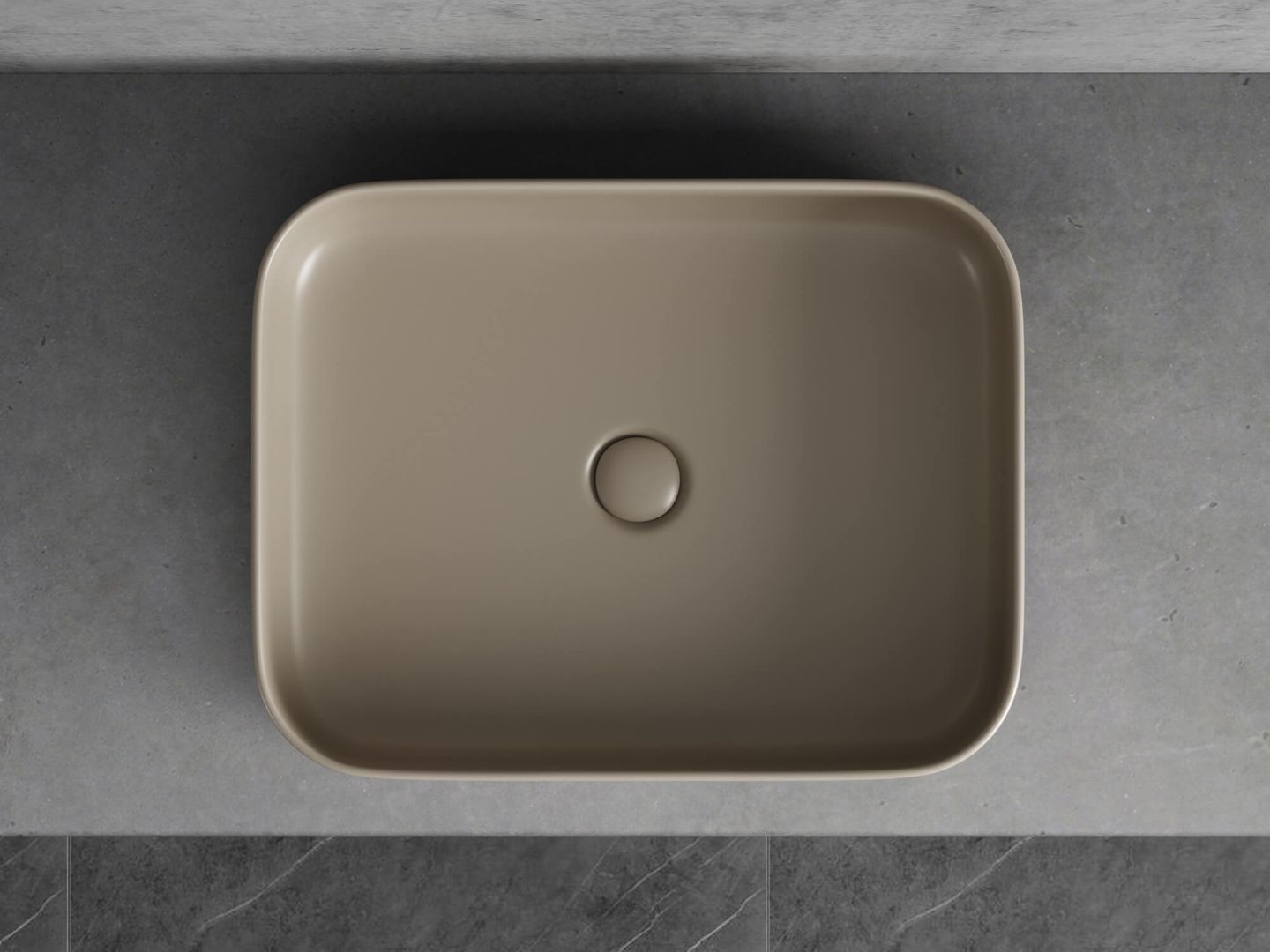 Приобрести hayzburg накладная раковина чаша 50х39 см, капучино матовая hb-0037mc