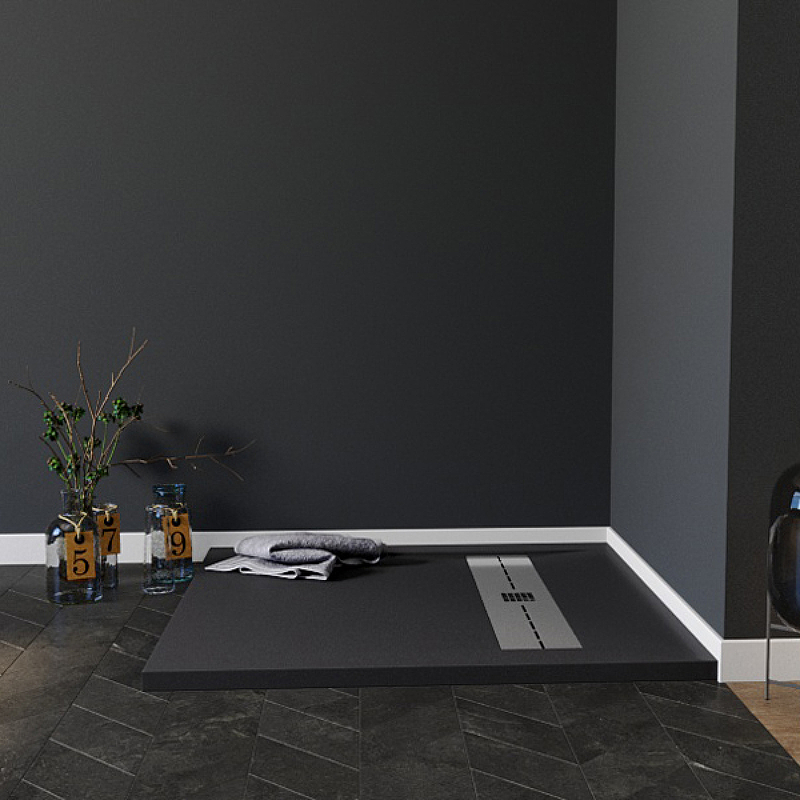 Приобрести aquanet душевой поддон delight 120х90 см, черный