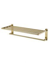 Полотенцедержатель с полкой WONZON & WOGHAND GRAFFITY, Брашированное золото (WW-9381-BG)