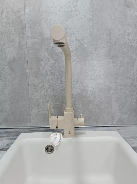 Приобрести смеситель для кухни vieir kitchen 359 мм, с подключением к фильтру, бежевый v15025(b)