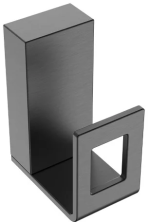 Boheme Крючок для ванной комнаты Q, оружейная сталь 10946-GM