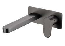 Boheme Смеситель для раковины Spectre, настенный, оружейная сталь 455-GM