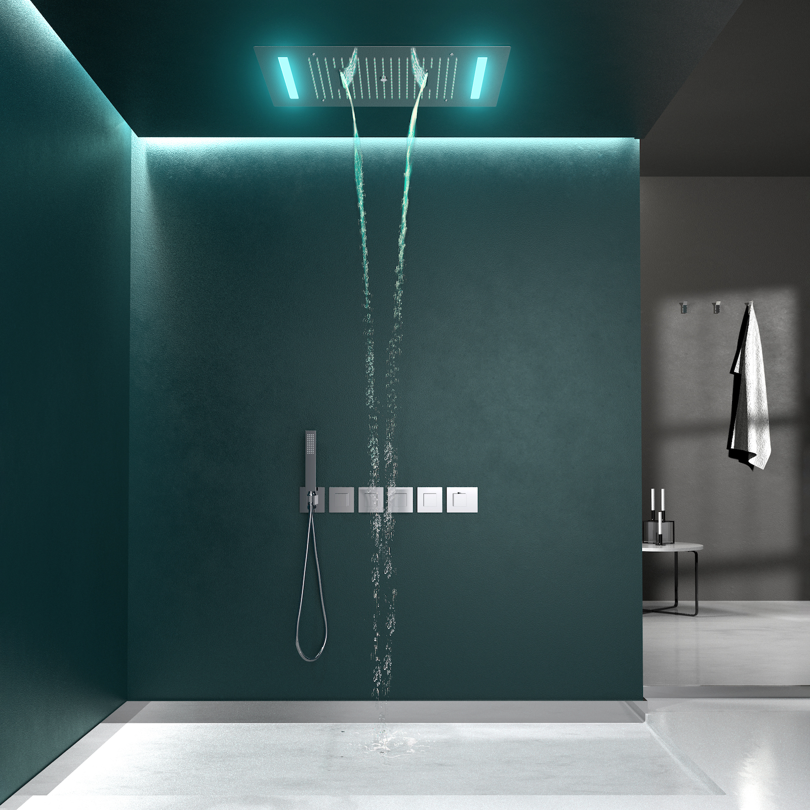 Приобрести душевая система встроенная с термостатом timo petruma sx-5229/00sm хром