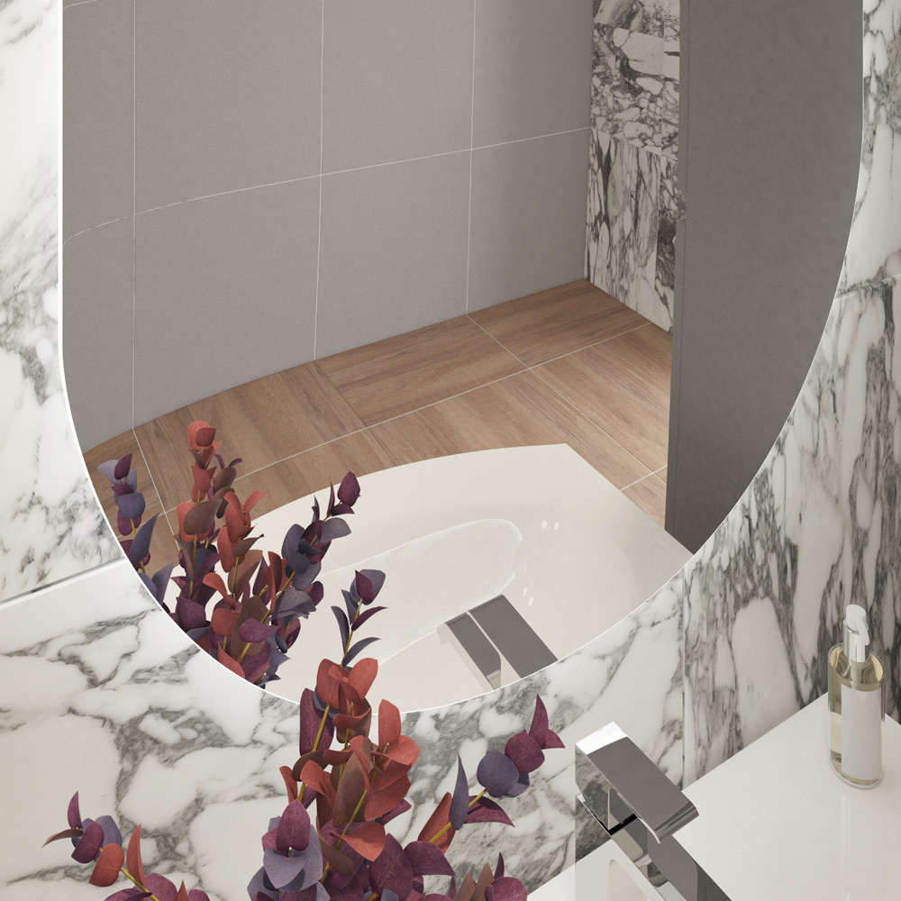 Приобрести cezares зеркало vague 110х70 см, контурная подсветка, датчик движения czr-spc-vague-1100-700-mov