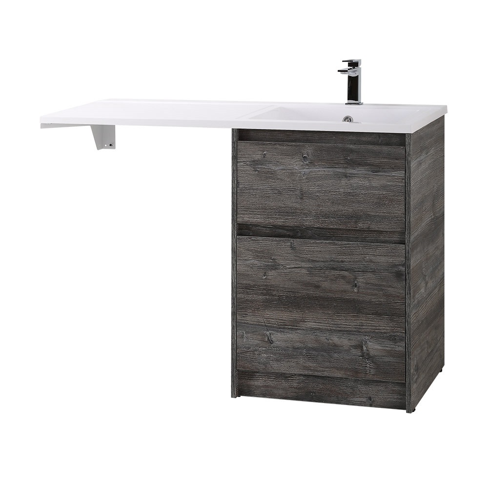 Приобрести belbagno тумба с раковиной kraft 120 см, напольная kraft-lvd-58/120-r pino pasadena, белая раковина