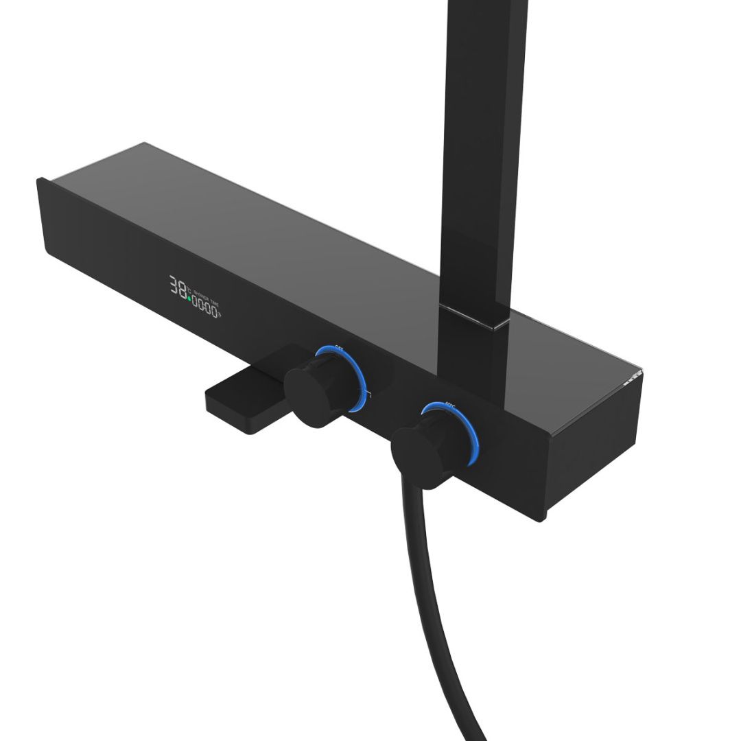 Приобрести vincea душевая стойка inspire, черная матовая vsfs-3i13tmb