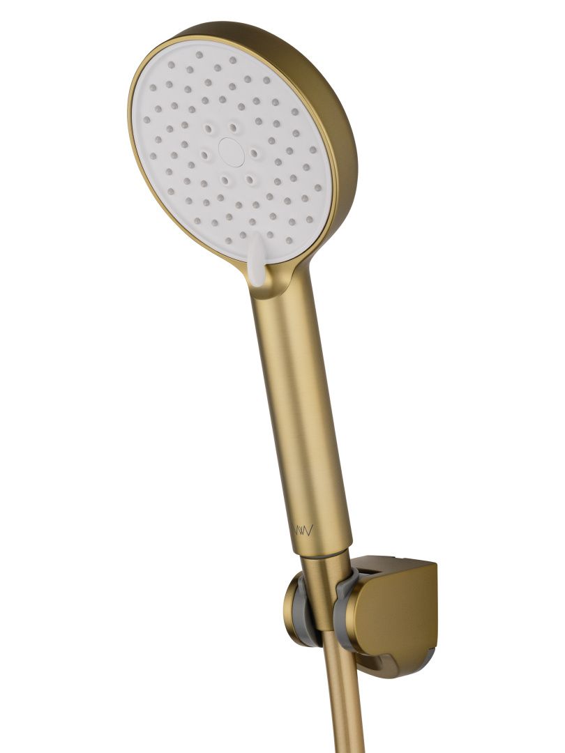Приобрести смеситель для душа с термостатом wonzon & woghand inn 6, брашированное золото (ww-b2029-a-bg)