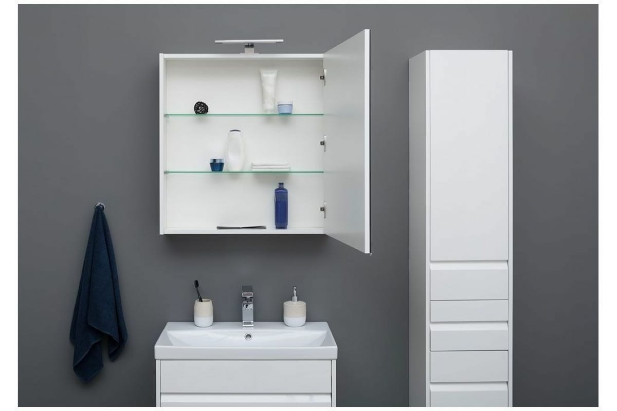 Приобрести aquanet пенал палермо 35 см, белый