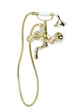 Boheme Смеситель для ванны Floral, золото 293-FL