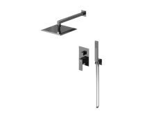 Hayzburg Встраиваемая душевая система, черный хром HB-1002BCH