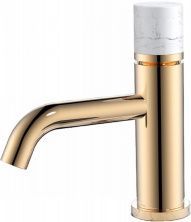 Boheme Смеситель для раковины Stick, золото\белый 121-G-MR-W