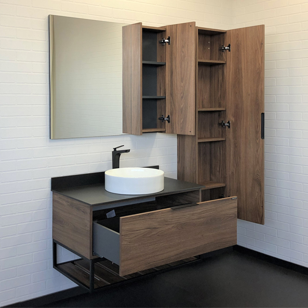 Приобрести сomforty зеркало-шкаф порто-90, дуб темно-коричневый