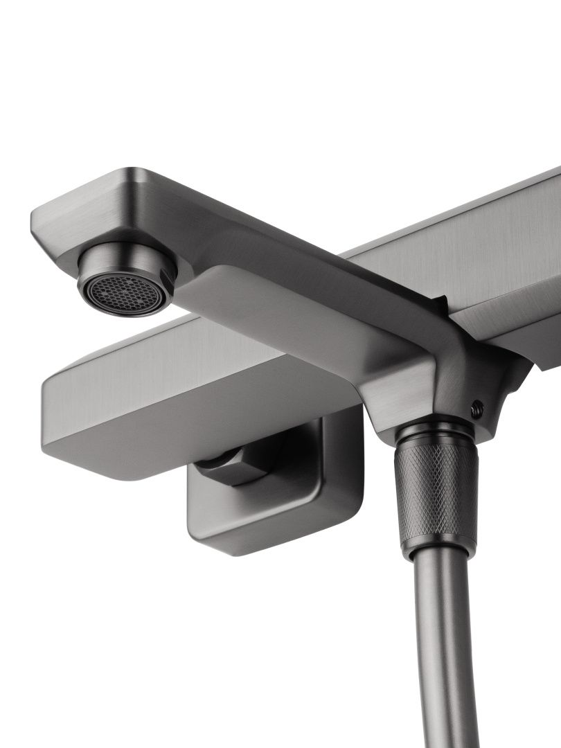 Приобрести смеситель для ванны с душем wonzon & woghand diamond, темный графит (ww-88639011-bgm)