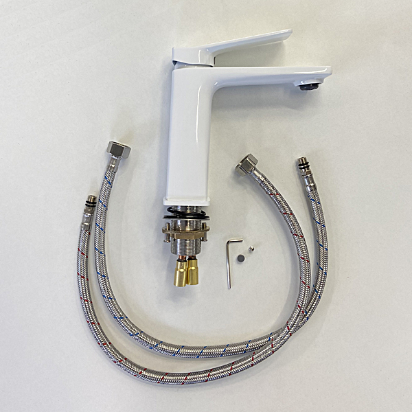 Приобрести comforty смеситель для раковины, белый, fc071a-ckbt