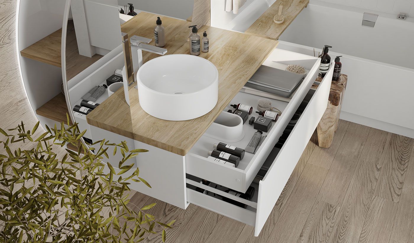 Приобрести jorno тумба подвесная solis 120 см со столешницей, белая