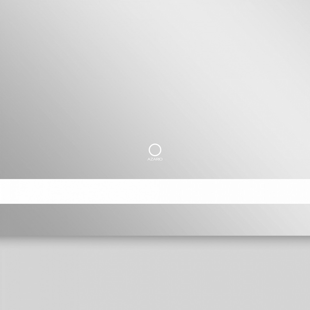 Приобрести azario зеркало 100х70 см, белый, сенсорный выключатель, диммер, az-z-047cs