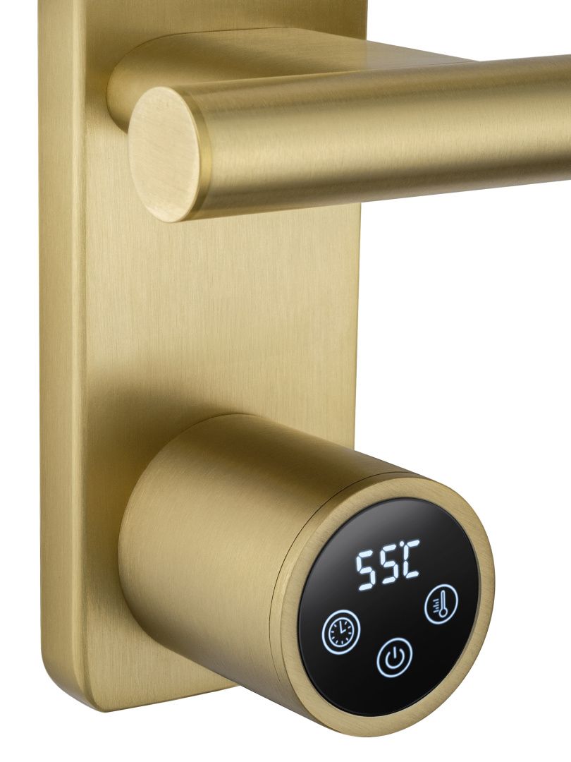 Приобрести полотенцесушитель электрический wonzon & woghand nürnberg, брашированное золото (ww-al342-bg)