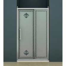 CEZARES Дверь душевая RETRO 110x195см RETRO-BF-1-110-PP-Cr