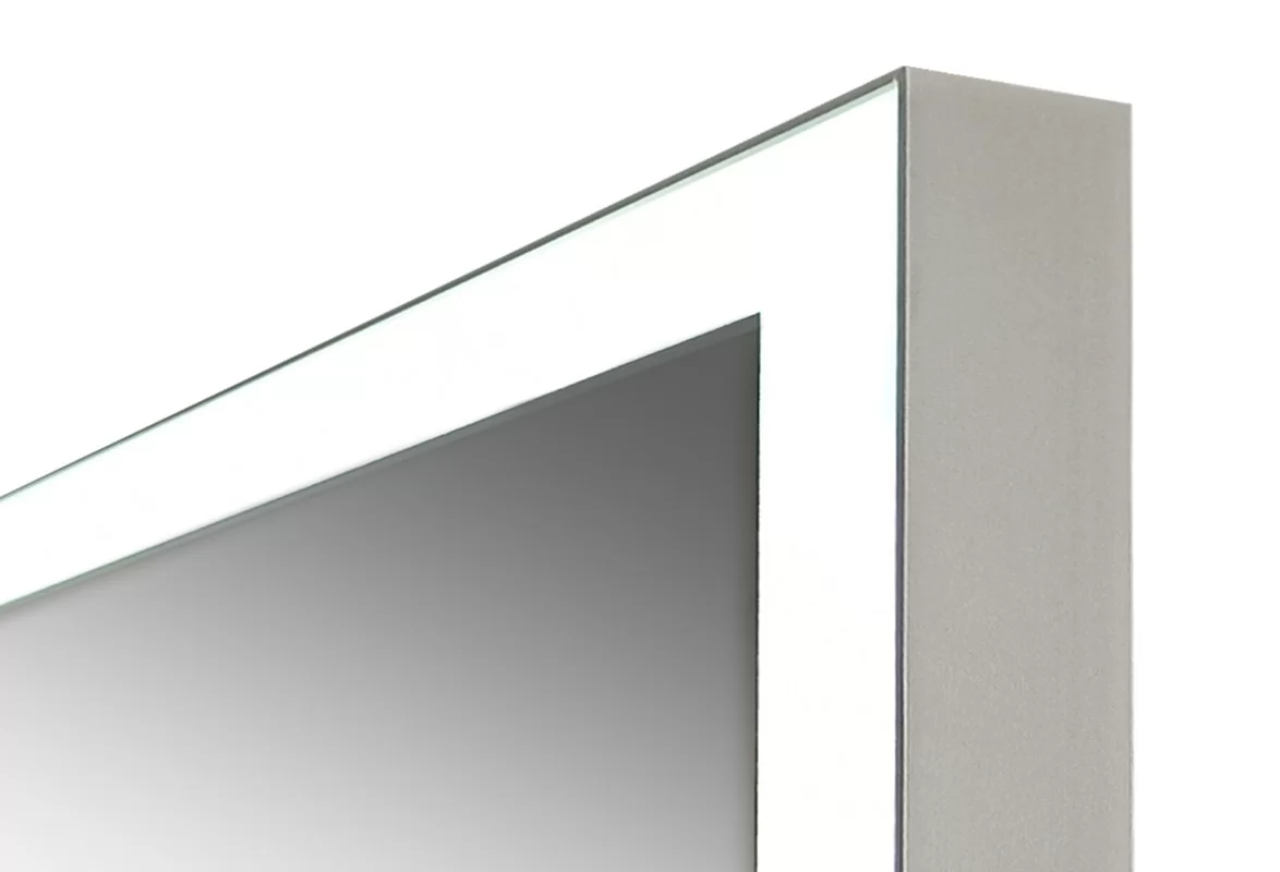 Приобрести continent зеркало с подсветкой solid 60х80 см, серое