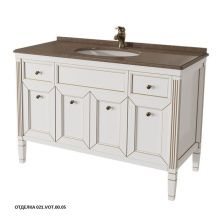 Caprigo Тумба с раковиной ALBION 120 см, белая, эмаль