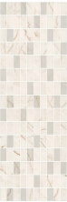 Декор настенный Kerama Marazzi, Театро, светло бежевый, мозаичный 25х75