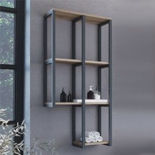 Сomforty Полка подвесная Порто-50 дуб дымчатый