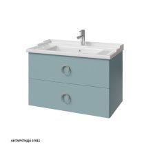 Caprigo Тумба с раковиной BRIGHTON 80 см, голубая, эмаль BRL80