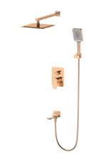Душевая система встраиваемая WONZON & WOGHAND DIAMOND, Брашированное розовое золото (WW-88939011-BRG)