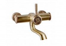 Смеситель для раковины настенный Bronze de Luxe Windsor 10112, бронза