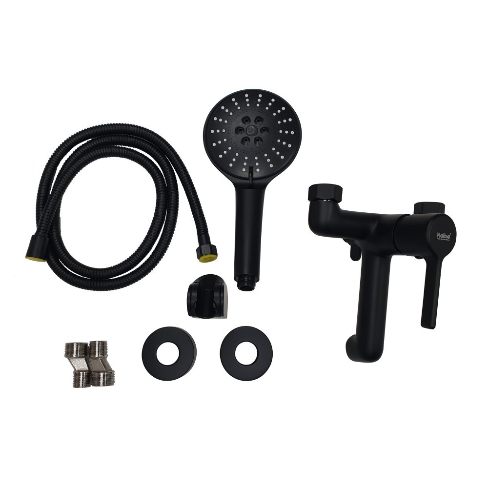 Приобрести haiba смеситель для ванны 212мм, черный матовый hb-60814-7