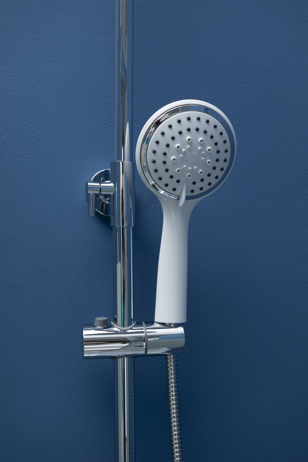 Приобрести aquanet душевая стойка logic 120 см, белый\хром af320-72-r-c