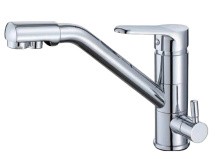 Смеситель для кухни ViEiR Kitchen 190 мм, с подключением к фильтру, хром V15001