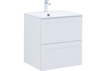 Aquanet Тумба с раковиной Терра 60 см, белая матовая
