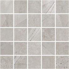Мозаика Kerranova Marble Trend 307x307 мм, SR, Limestone , серая