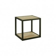 Акватон Полка навесная Лофт Фабрик, дуб эндгрейн