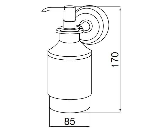 Приобрести boheme дозатор жидкого мыла brillante, хром\кристаллы 10447