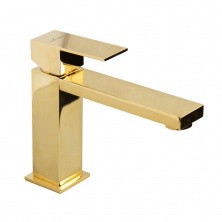 CEZARES Смеситель для раковины UNIKA, золото UNIKA-LSM1-03/24-W0