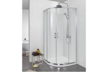 Aquanet Душевое ограждение Alfa NAA2142 90x90, R550, прозрачное стекло