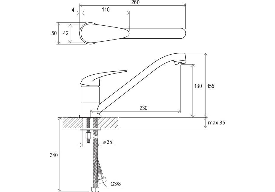 Приобрести смеситель для раковины с поворотным изливом ravak suzan sn 016.00 x070038